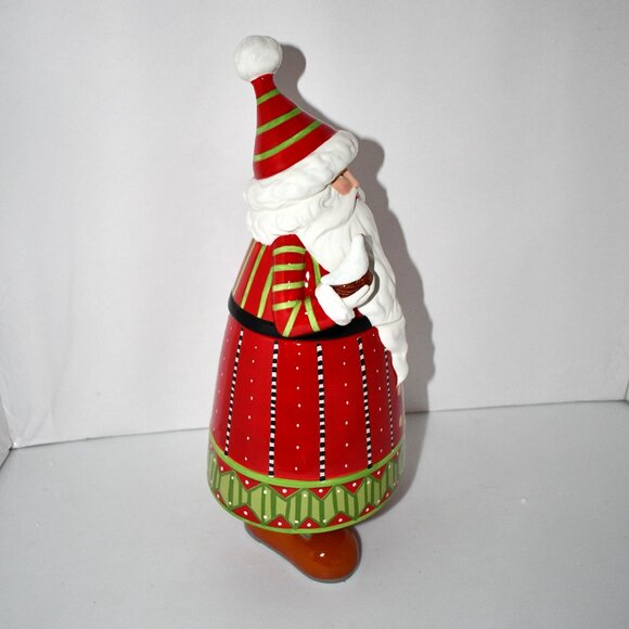 Patience Brewster Dash Away Santa Cookie Jar #: 08-41085NIB - Picture 2 of 9